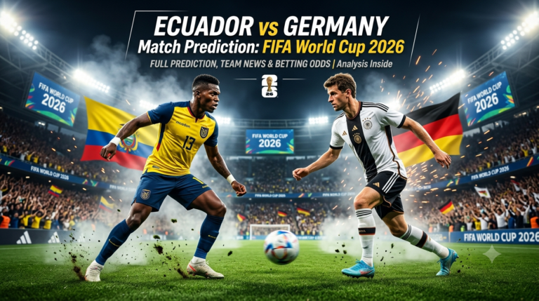Ecuador vs Germany Match Prediction: FIFA World Cup 2026