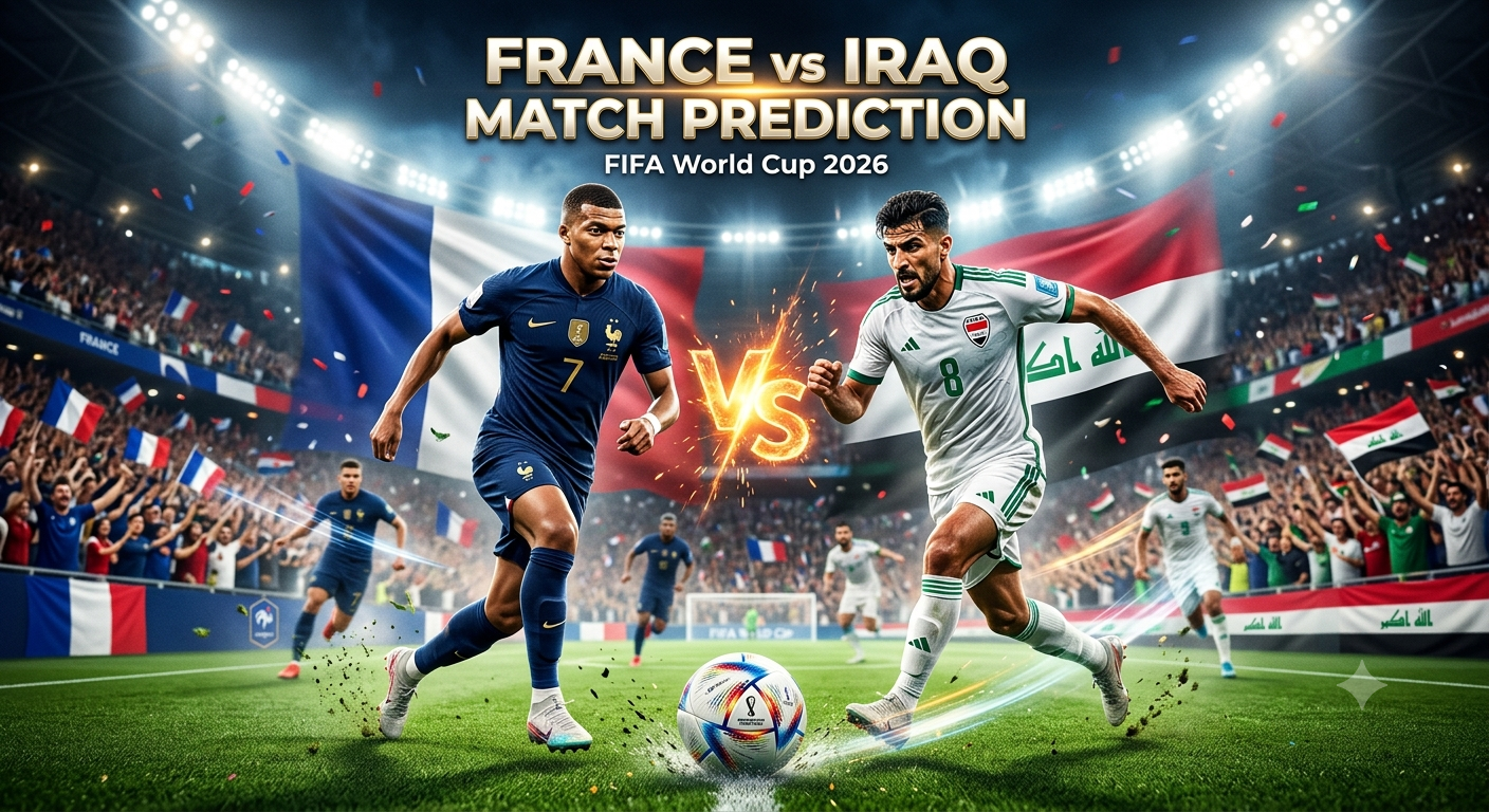 France vs Iraq Match Prediction: FIFA World Cup 2026