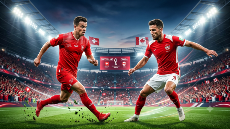 Switzerland vs Canada Match Prediction: FIFA World Cup 2026
