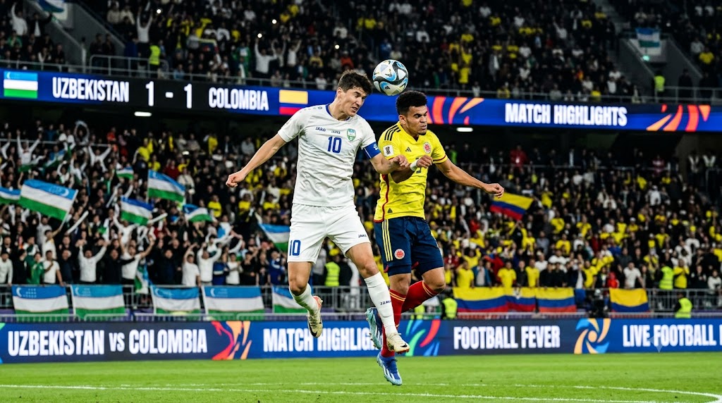 Uzbekistan vs. Colombia Match Highlights | FIFA World Cup 2026