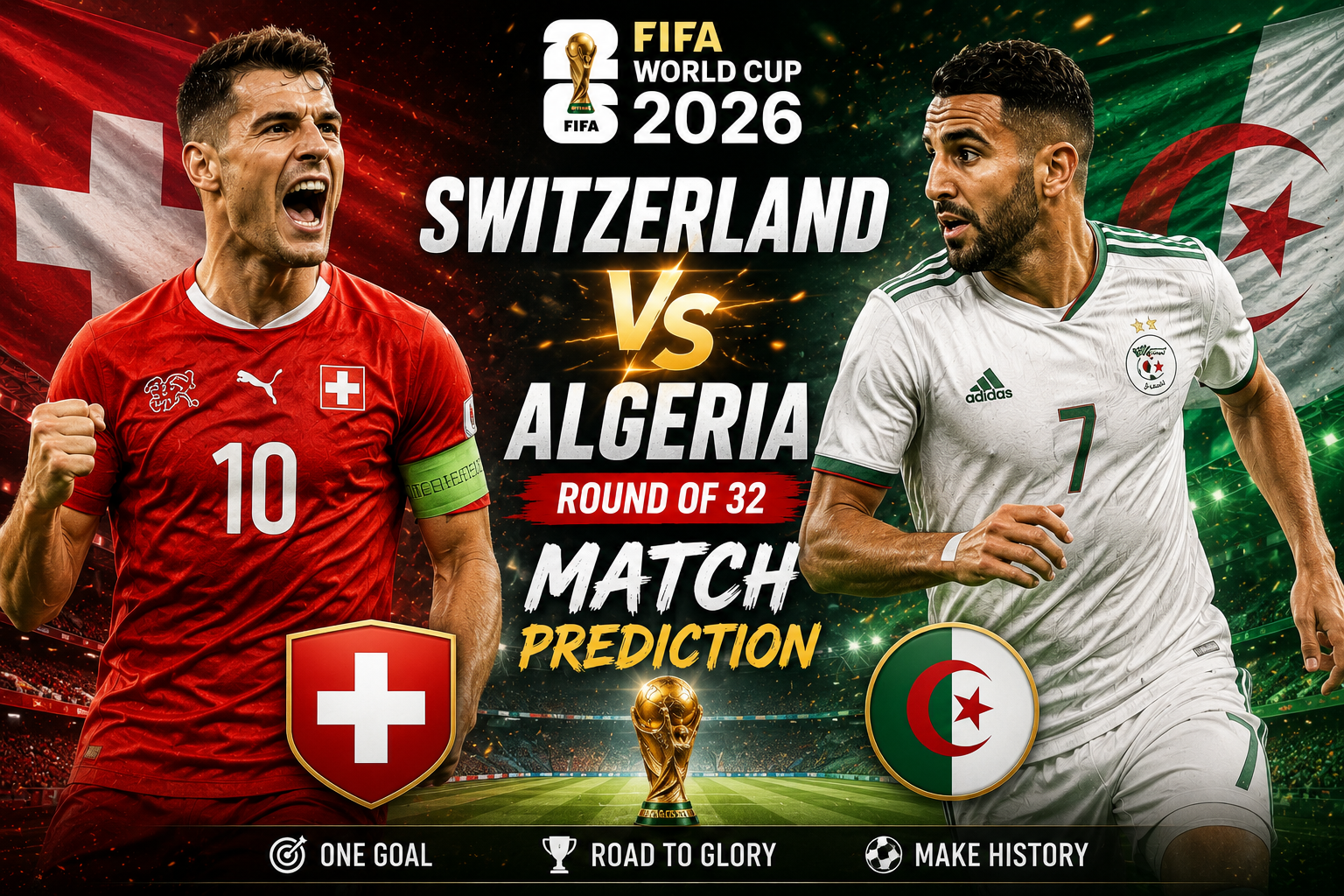 Switzerland vs Algeria Match Prediction: FIFA World Cup 2026