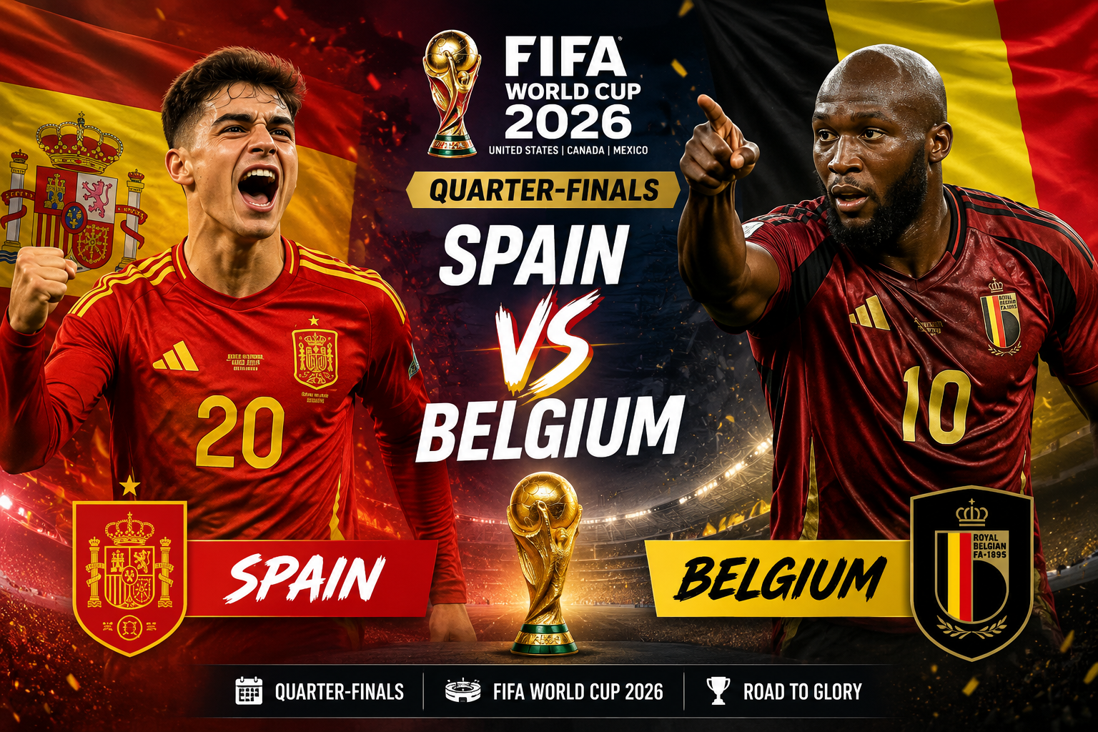 Spain vs Belgium