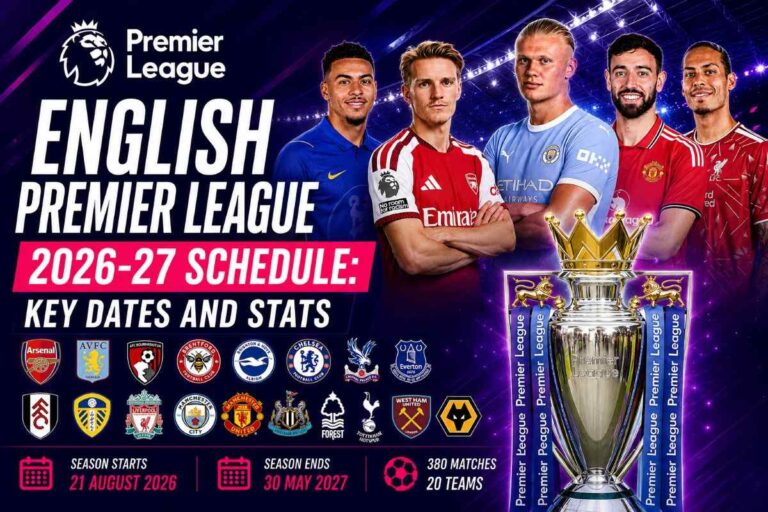 English Premier League 2026-27 Schedule