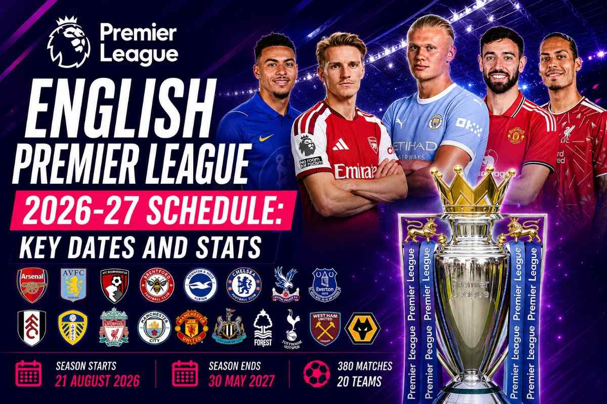 English Premier League 2026-27 Schedule